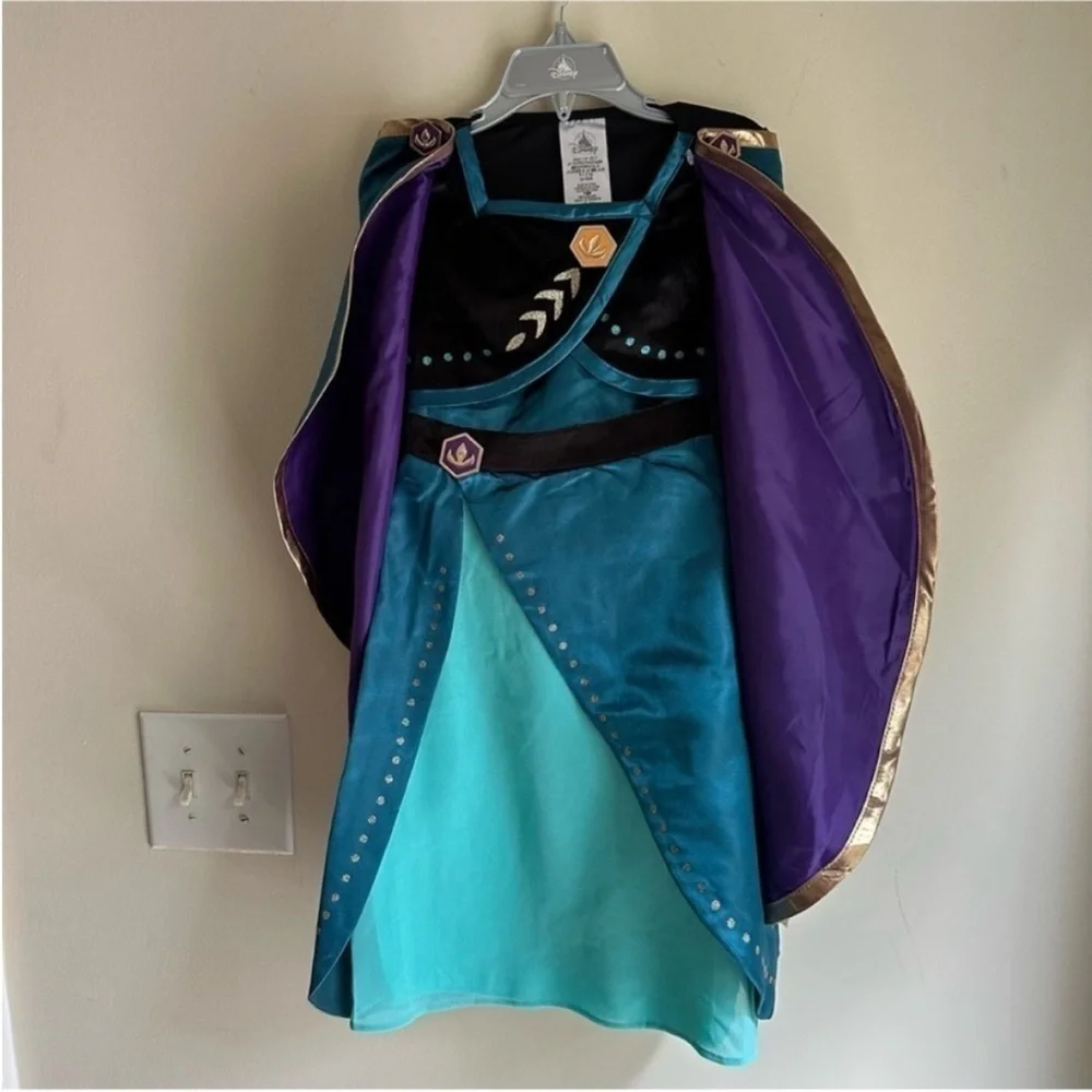 NEW Disney Parks Frozen 2 Anna Coronation Dress And Cape 3T
